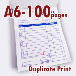 Bill Books and Stationery