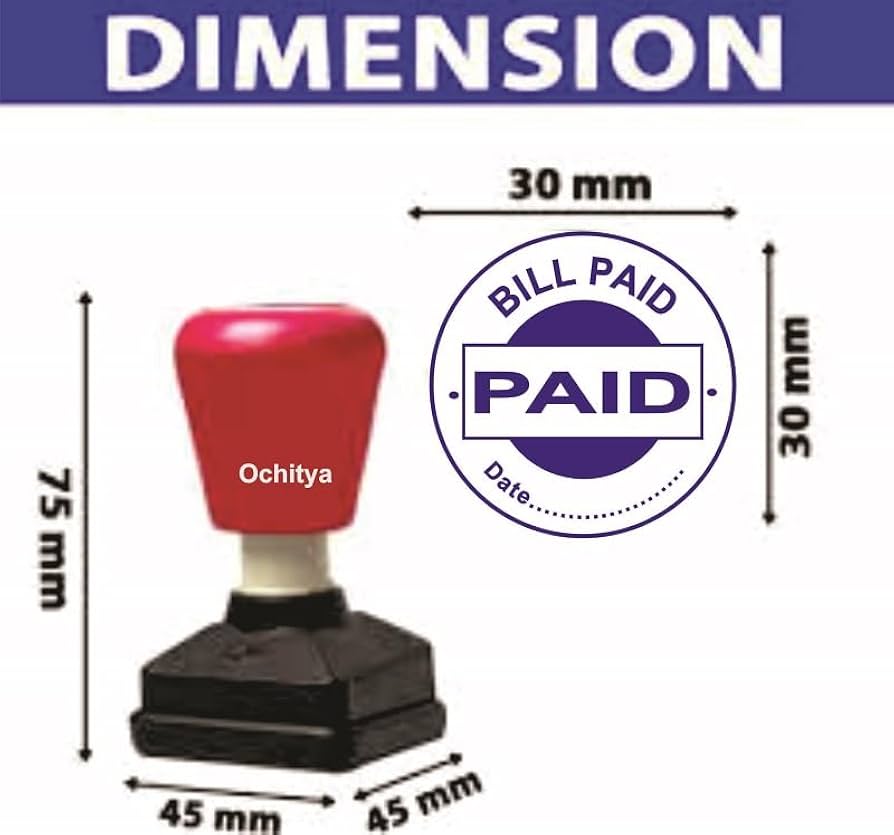 Paid Delivered Stamp