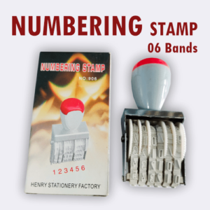 Numbering Stamp for Office Home use 6 band