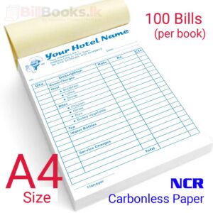 Customized Bill Books